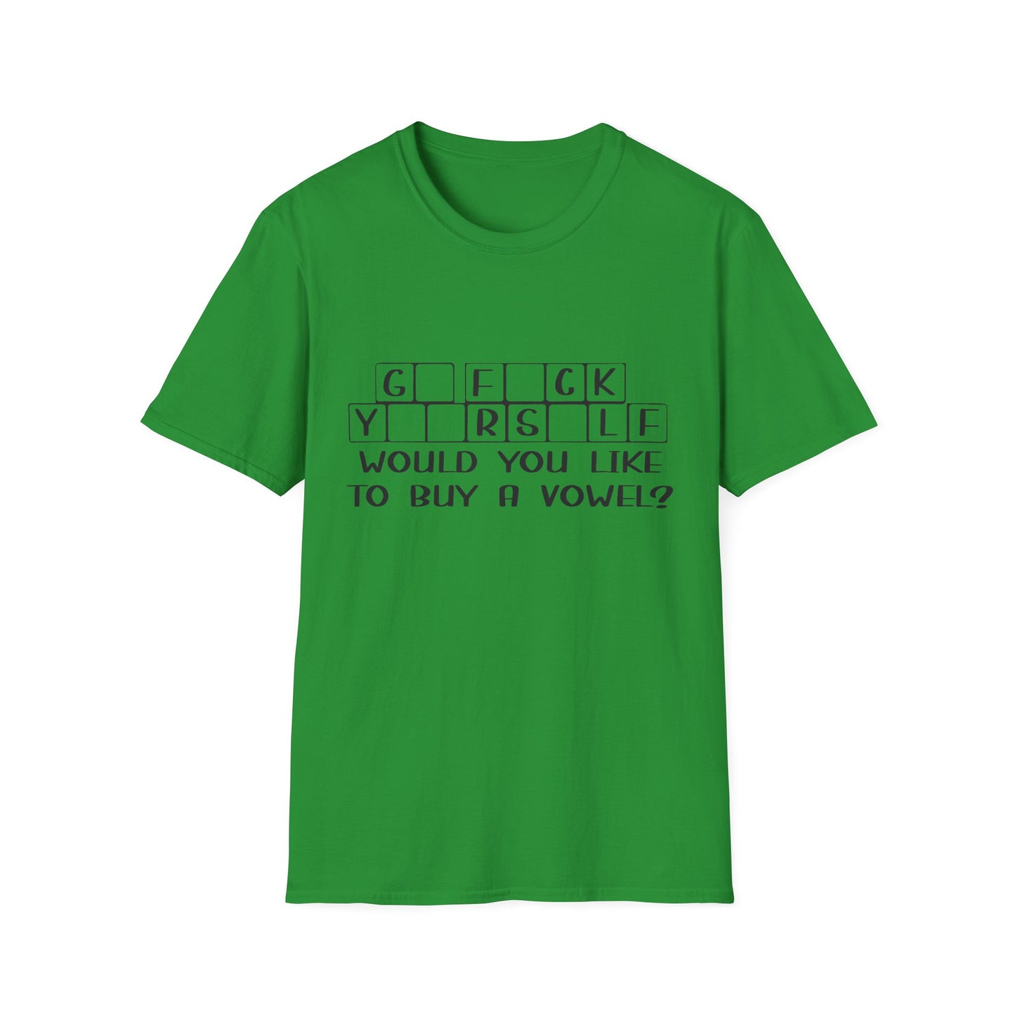 Funny Unisex T-Shirt - "G F C K Y R S L F" Graphic Tee - Perfect Gift for Casual Wear