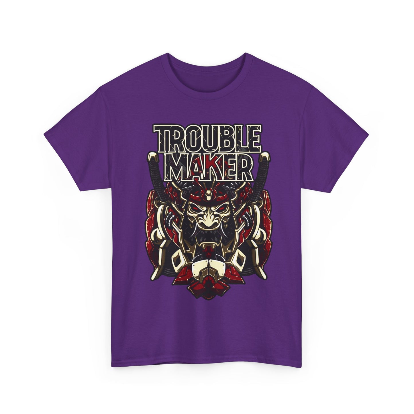 Trouble Maker Graphic Tee - Unisex Heavy Cotton Shirt for Rebels and Mischiefs