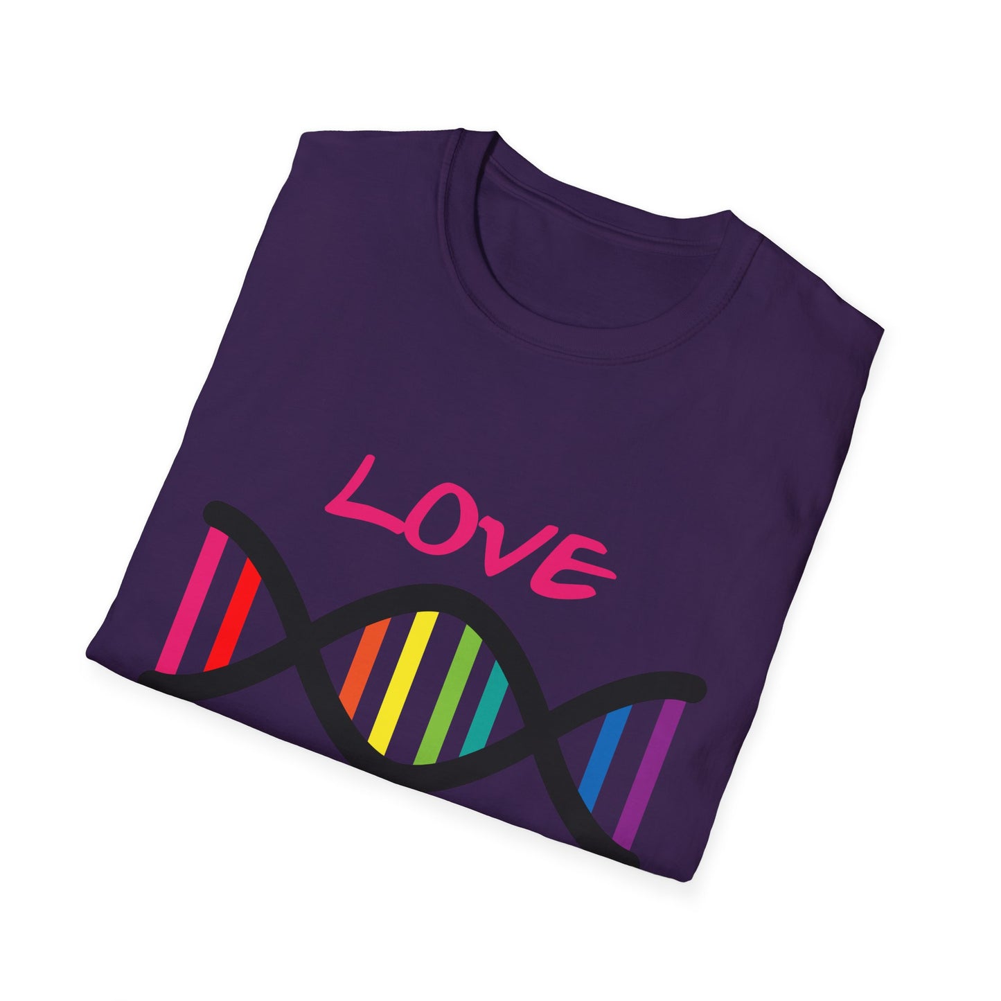 Love Yourself LGBTQ+ Pride T-Shirt, Unisex Rainbow Tee, Softstyle Shirt for Self-Care, Supportive Gift for Friends, Perfect for Pride Month