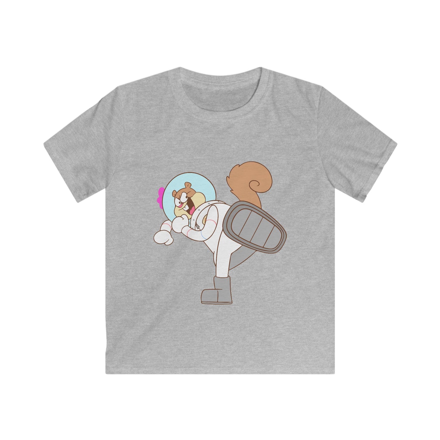 Kids Fun Graphic Tee, Cute Cartoon T-Shirt, Kids Squirrel Tee, Birthday Gift for Boys and Girls, Funny Kids Clothes