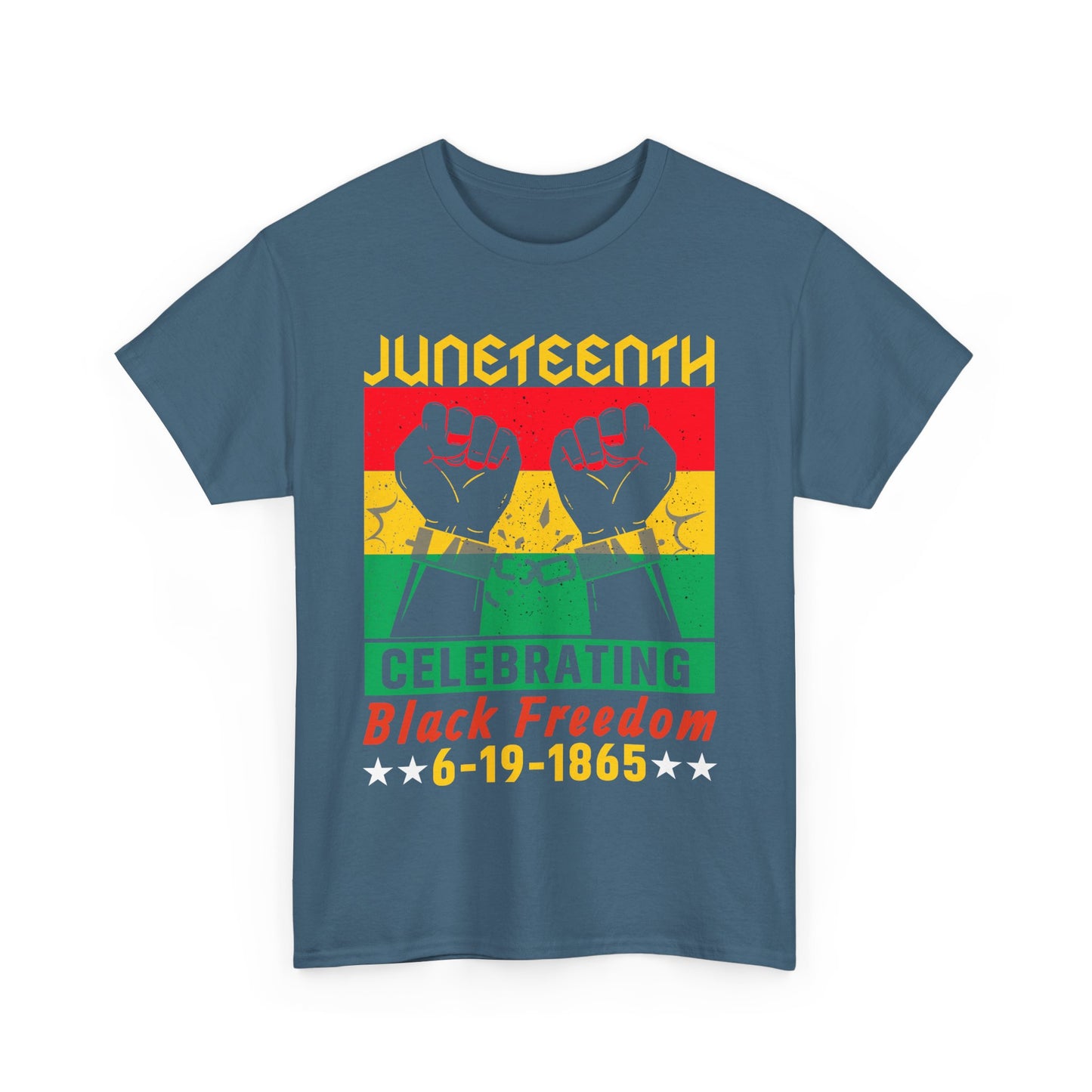 Juneteenth Celebration Tee, Unisex Cotton Shirt, Black Freedom T-Shirt, 6-19-1865 Heritage Top, Summer Festival Apparel, History Shirt