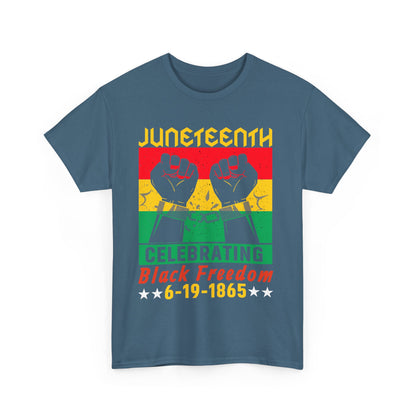 Juneteenth Celebration Tee, Unisex Cotton Shirt, Black Freedom T-Shirt, 6-19-1865 Heritage Top, Summer Festival Apparel, History Shirt