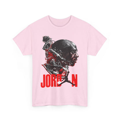 Jordan Inspired Unisex Heavy Cotton Tee - Retro Style Graphic Shirt