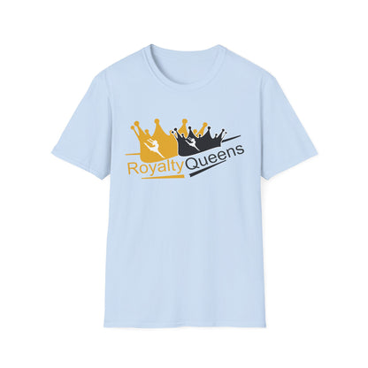 Royalty Queens T-Shirt, Unisex Softstyle Tee, Perfect for Gifts, Birthday Celebrations, Casual Wear, Empowerment Fashion, Unique Style