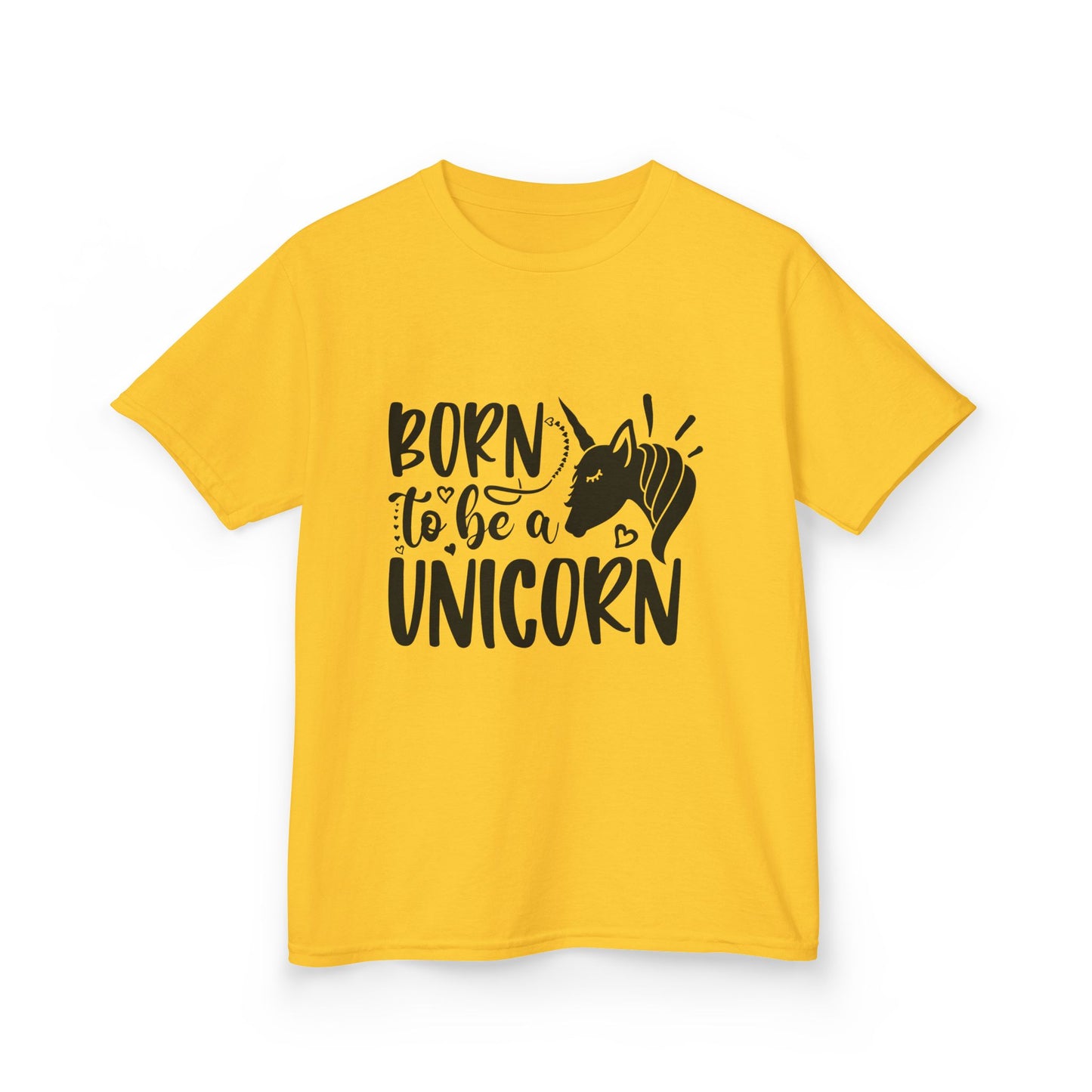 Kids Unicorn T-Shirt - "Born to Be a Unicorn" - Fun Cotton Tee for Boys & Girls