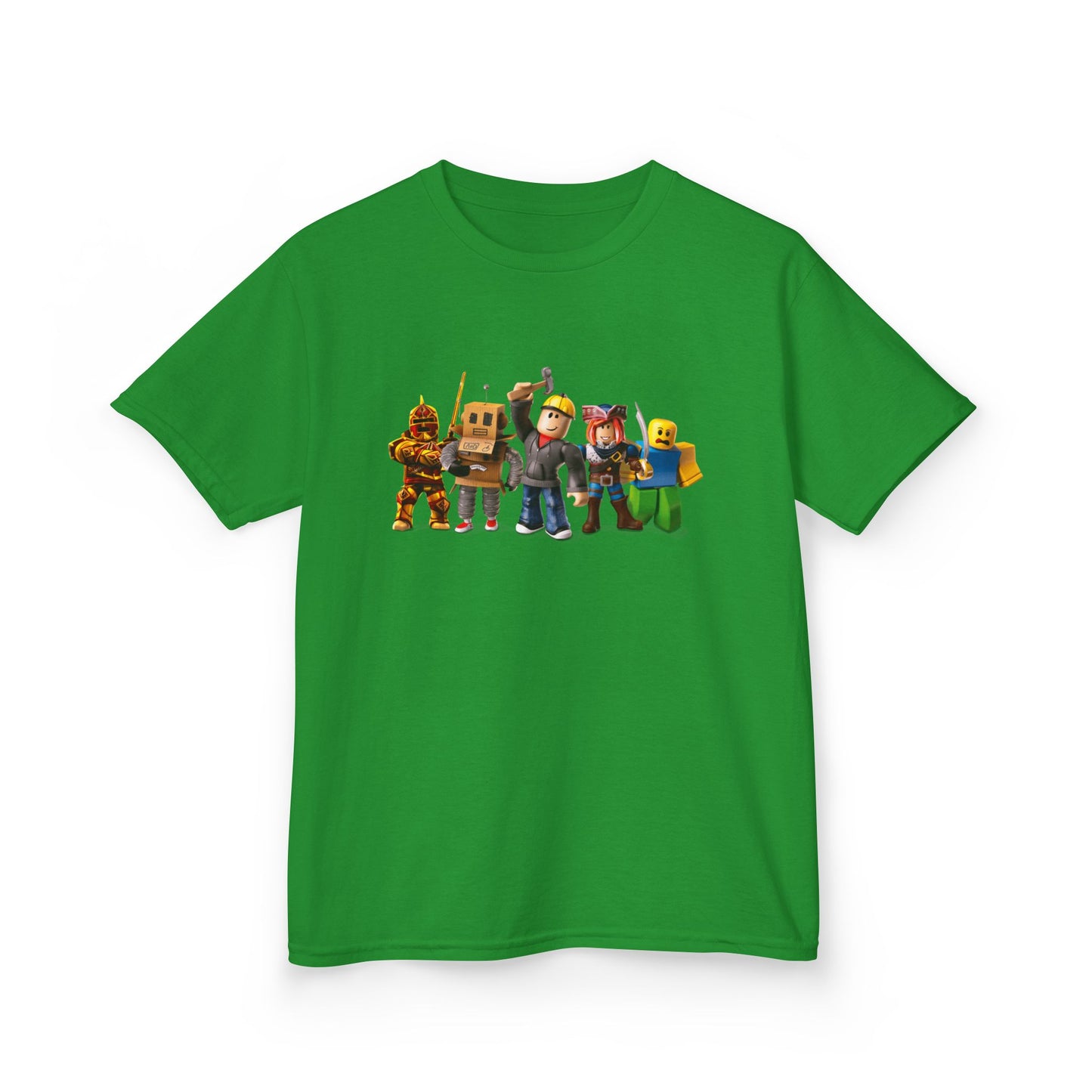 Minecraft Characters Kids Tee, Gamer T-Shirt, Fun Casual Wear, Birthday Gift, Children's Apparel
