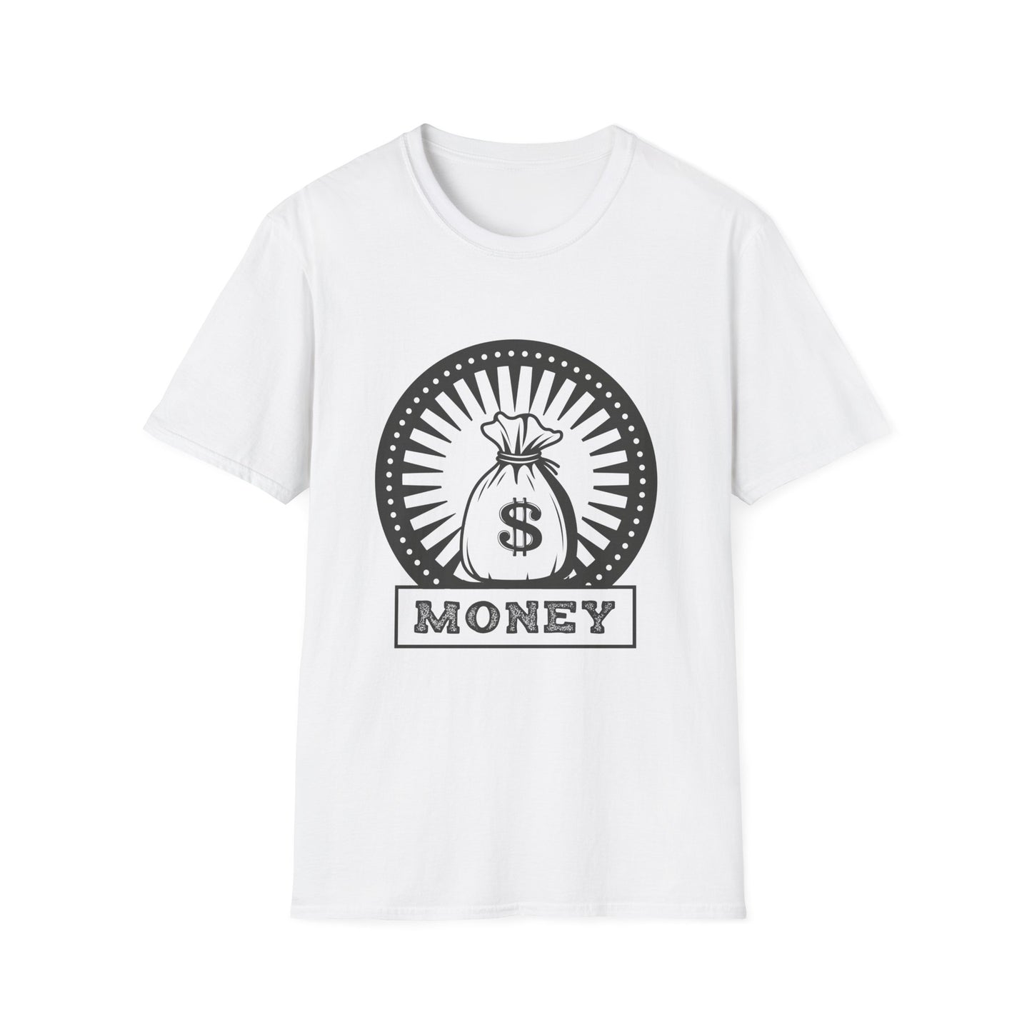 Money Bag Graphic Unisex T-Shirt - Perfect for Hustlers and Entrepreneurs