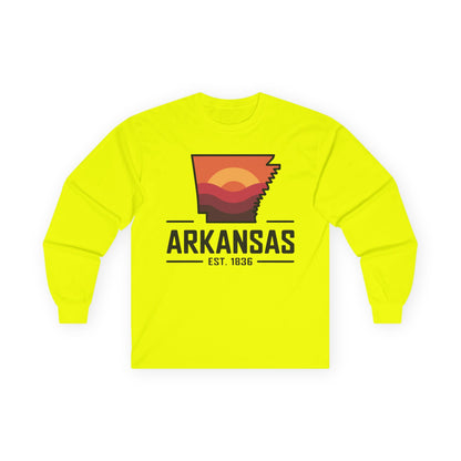 Arkansas Sunset Long Sleeve Tee — AR State Est. 1836
