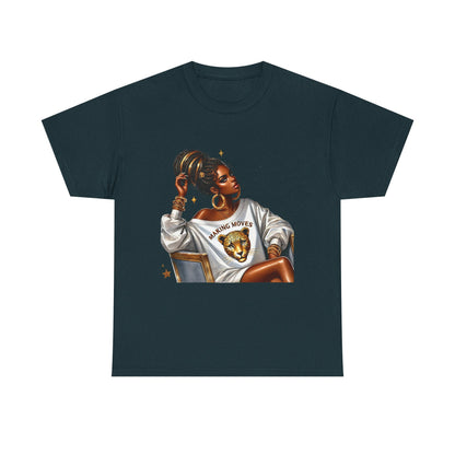 Empowering Women Graphic Tee - 'Making Moves' Heavy Cotton Unisex T-Shirt