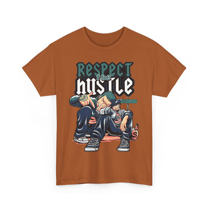 Respect the Hustle Unisex Heavy Cotton Tee - Streetwear Style Graphic Tee