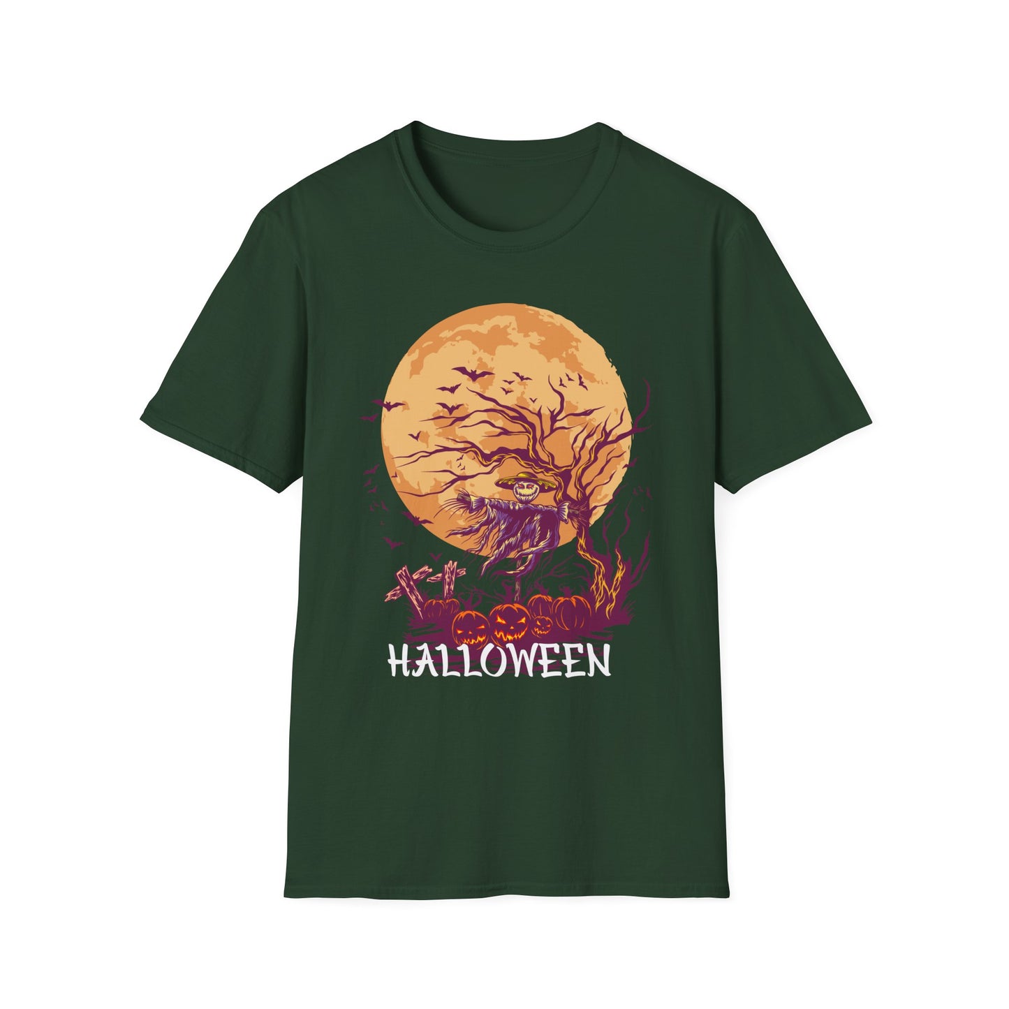 Spooky Halloween T-Shirt, Unisex Graphic Tee, Fall Apparel, Halloween Costume, Gifts for Her or Him, Halloween Party Wear