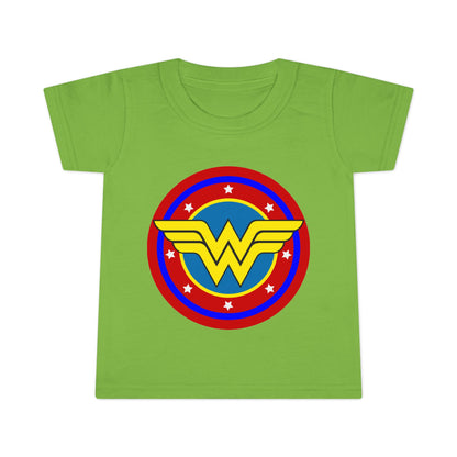 Wonder Woman Toddler T-Shirt, Superhero Tee, Kids Birthday Gift, Toddler Outfit, Superhero Apparel