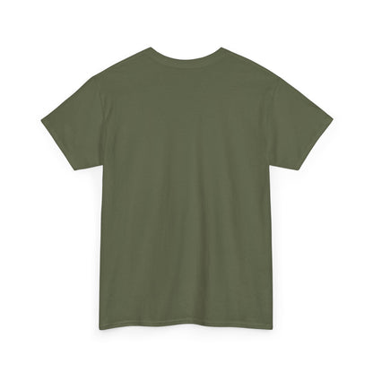 Unisex Heavy Cotton Tee - Illusion Design - Artistic Fan Graphic Tee for Casual Wear