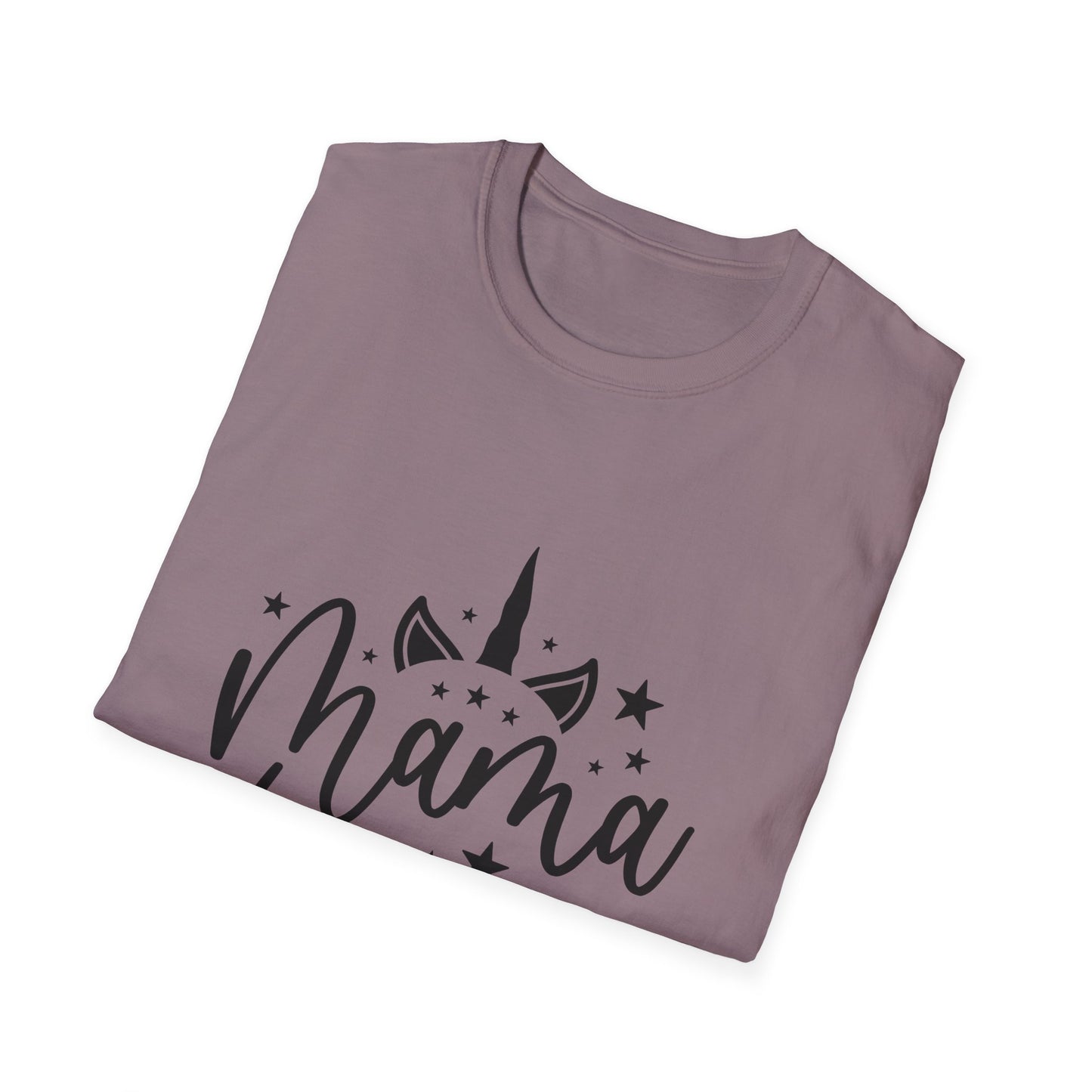 Mama Unicorn Unisex Softstyle T-Shirt - Fun & Stylish Gift for Moms