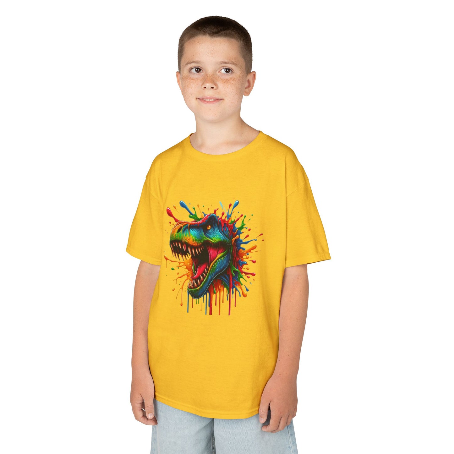 Colorful Dinosaur Kids Heavy Cotton™ Tee
