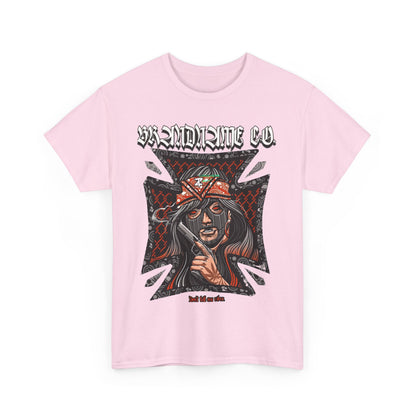 Bold Graphic Unisex Heavy Cotton Tee - Unique Streetwear Style