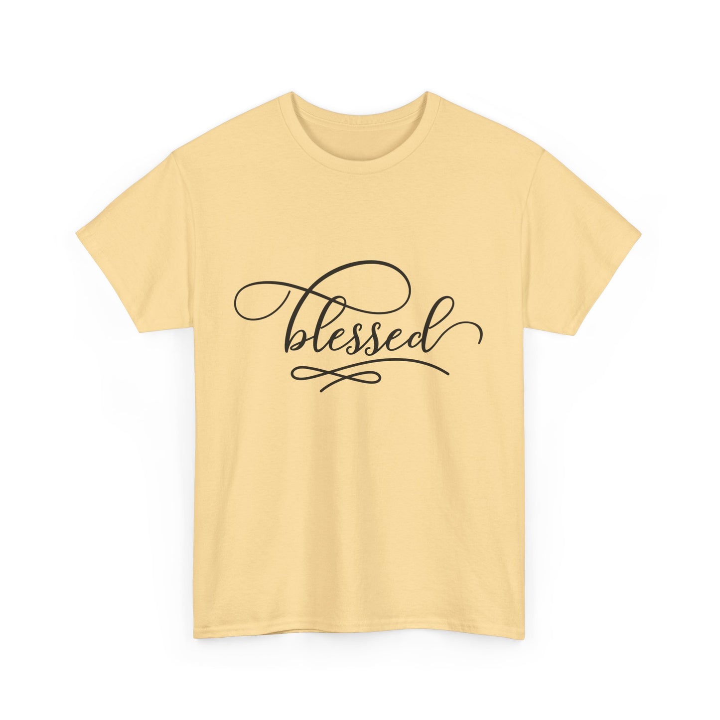 Blessed Unisex Heavy Cotton Tee - Comfortable and Meaningful Shirt for Everyday Wear