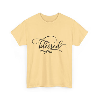 Blessed Unisex Heavy Cotton Tee - Comfortable and Meaningful Shirt for Everyday Wear