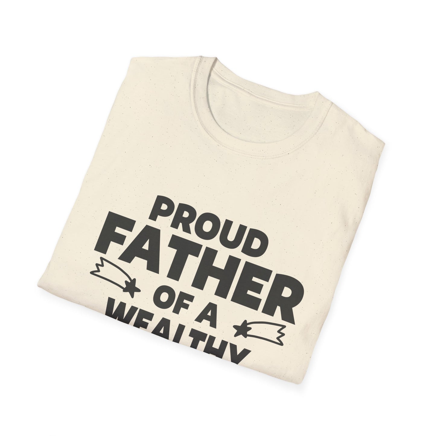 Proud Father T-Shirt - Unisex Softstyle Tee for Celebrating Dads