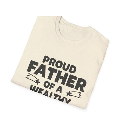 Proud Father T-Shirt - Unisex Softstyle Tee for Celebrating Dads