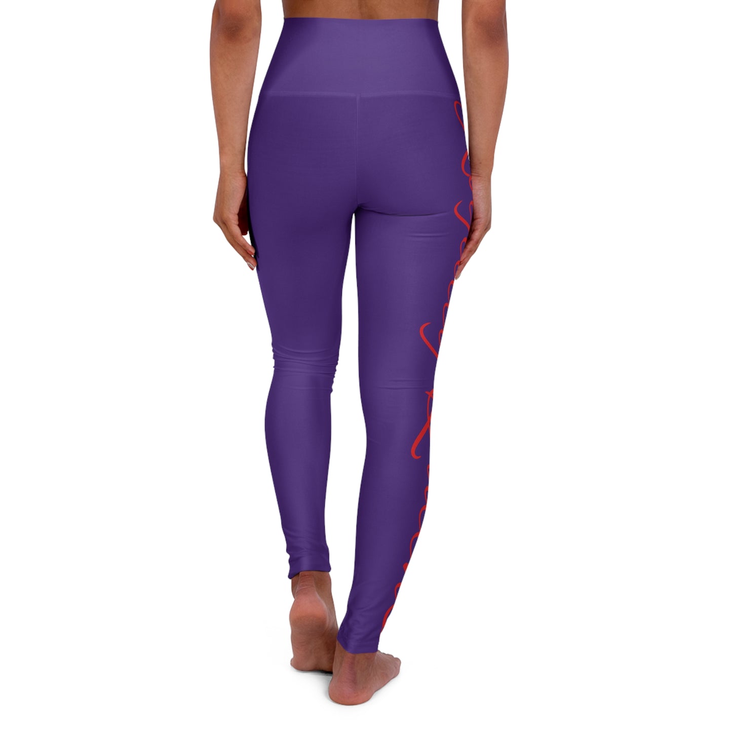 Royalty Queens High Waisted Yoga Leggings - Empower Your Fitness Style