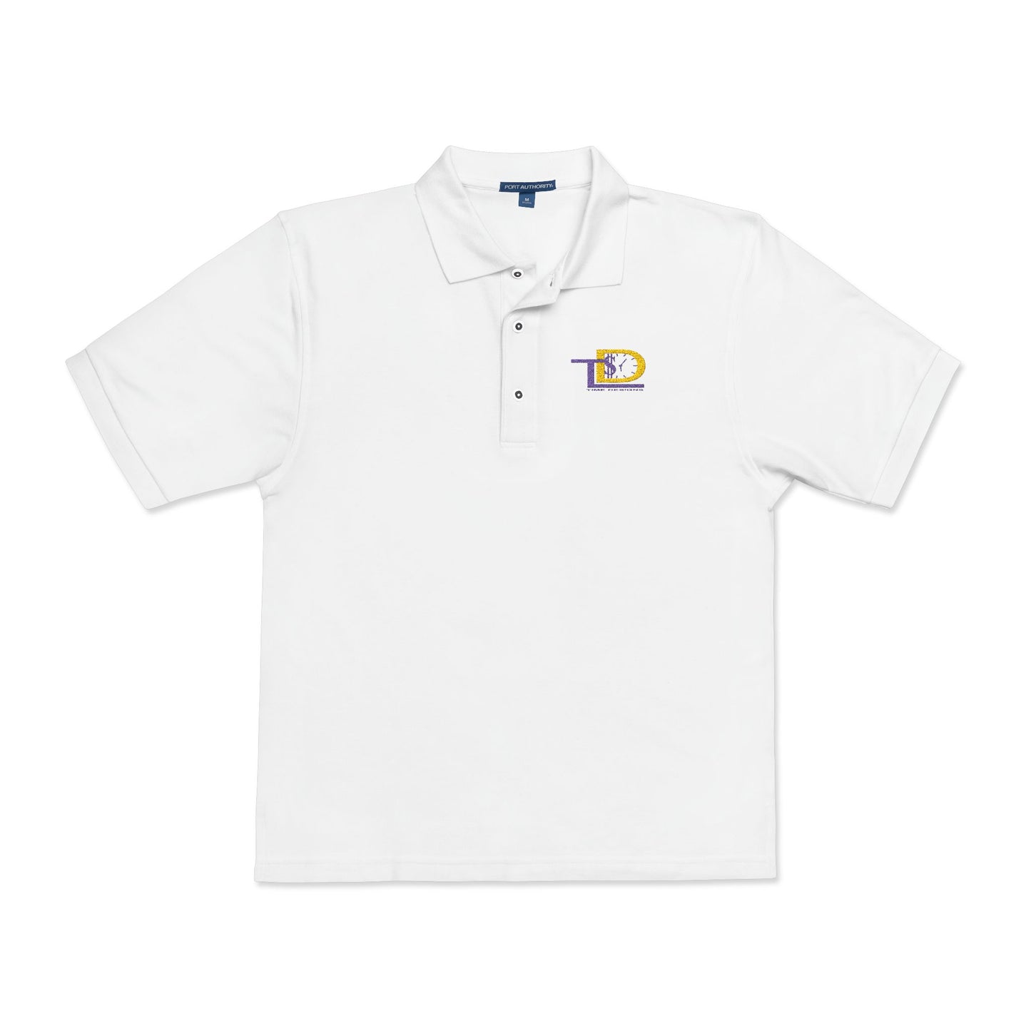 Casual Embroidered Unisex Polo Shirt - Stylish Everyday Wear