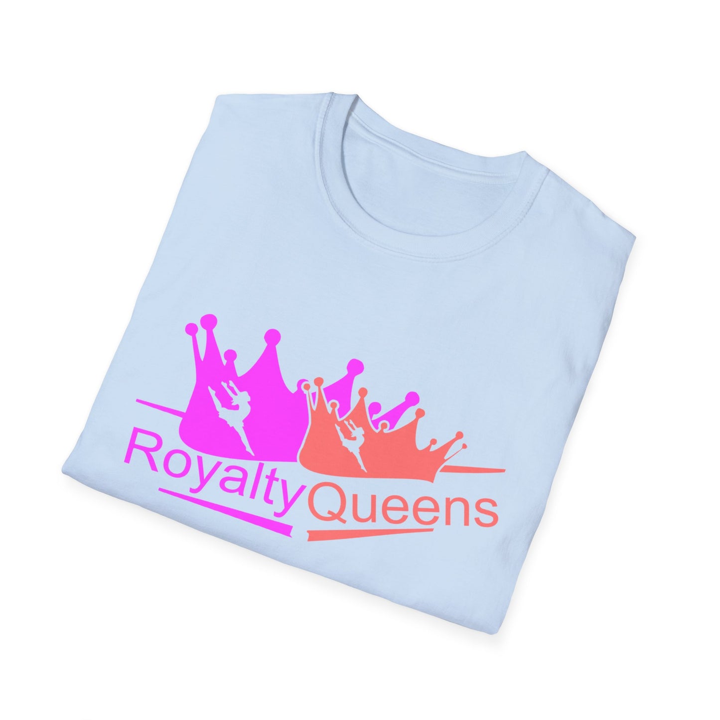 Royalty Queens Unisex Softstyle T-Shirt - Comfortable Casual Tee for Women, Birthday Gift, Queen Vibes, Party Wear, Empowerment Shirt