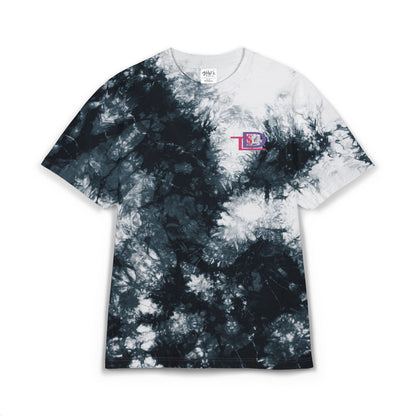 Oversized Tie-Dye T-Shirt with Embroidery, Comfortable Summer Casual Wear, Unisex Gift for Friends, Festival Outfit, Trendy Streetwear