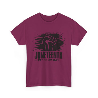 Juneteenth Freedom Day Tee, Unisex Heavy Cotton, Black Power Graphic Shirt, Everyday Wear, Freedom Celebration Apparel, Juneteenth Gift