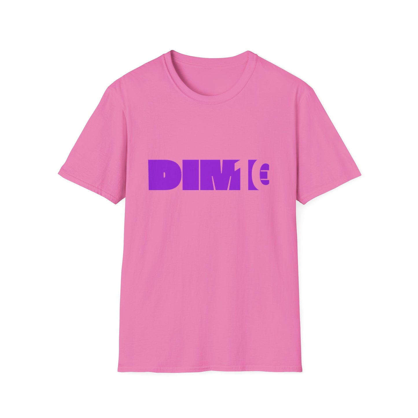 DIM T Unisex Softstyle T-Shirt - Trendy Streetwear Tee, Casual Apparel, Gift for Friends, Summer Fashion, Graphic Tee, Everyday Wear
