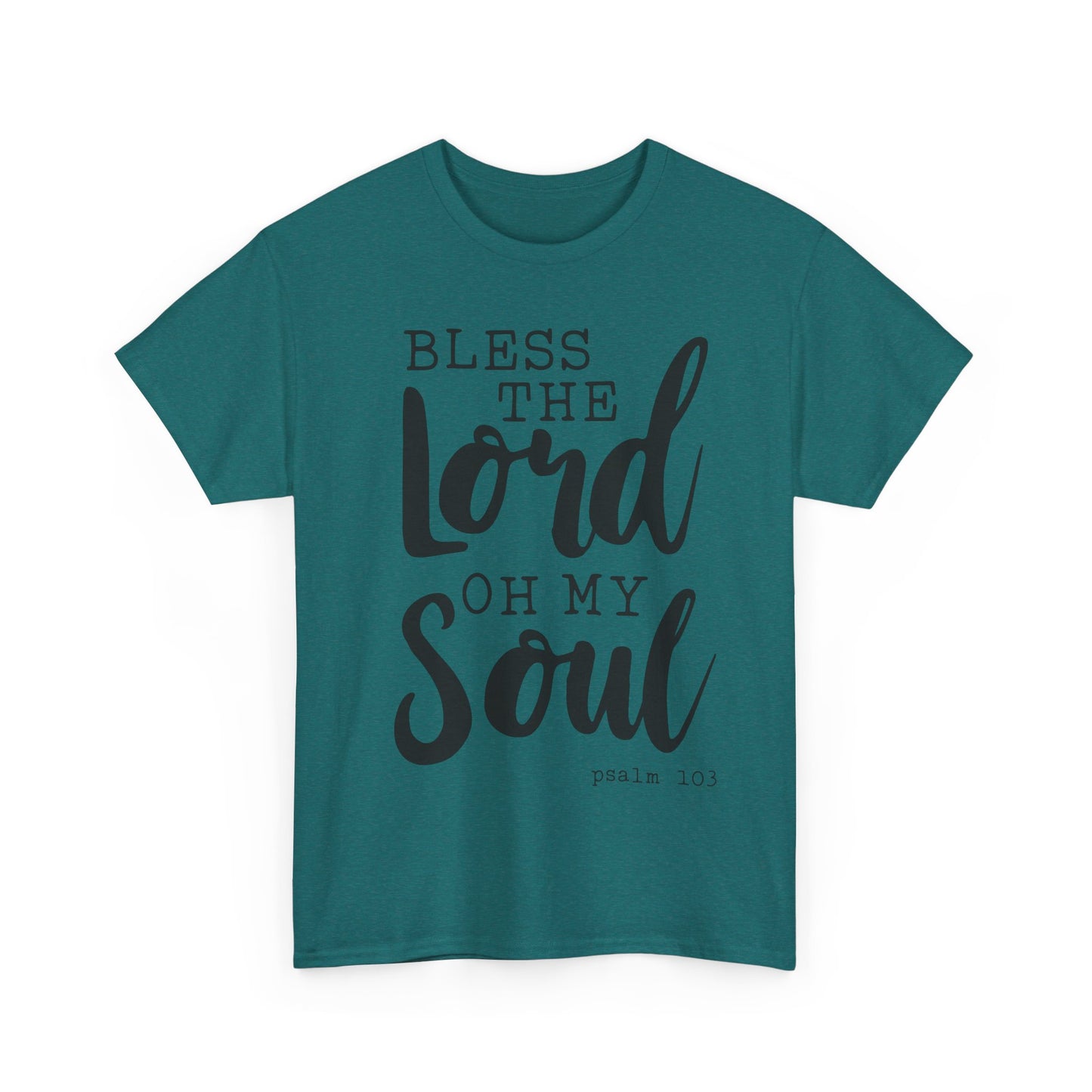 Bless the Lord Unisex Heavy Cotton Tee - Inspirational Christian Shirt