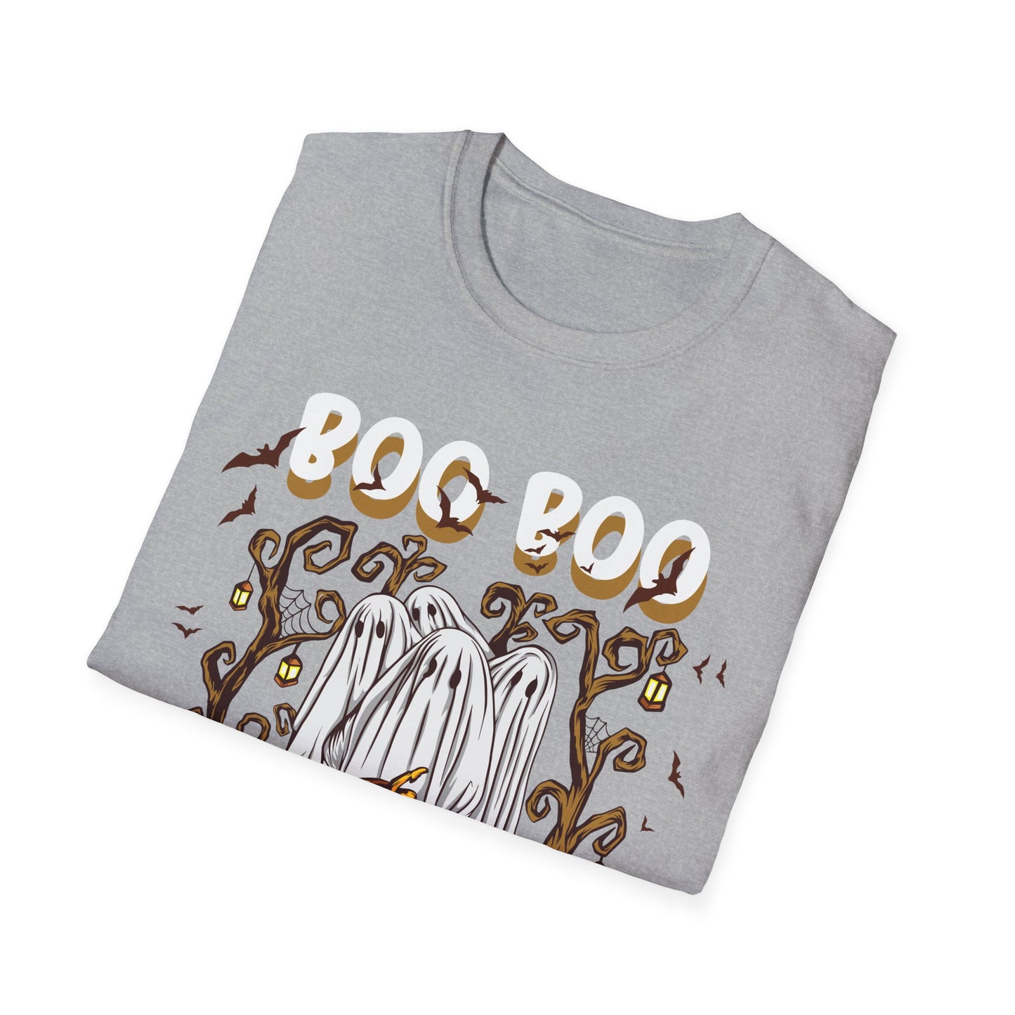 Spooky Pumpkin T-Shirt for Halloween, Unisex Graphic Tee, Fall Fashion, Trick or Treat Shirt, Festival Wear, Cozy October Style