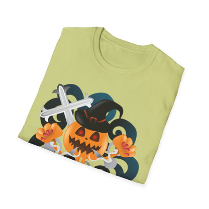 Halloween Pumpkin Graphic Tee, Unisex T-Shirt, Fall Fashion, Spooky Season Shirt, Trick or Treat Apparel, Casual Halloween Outfit