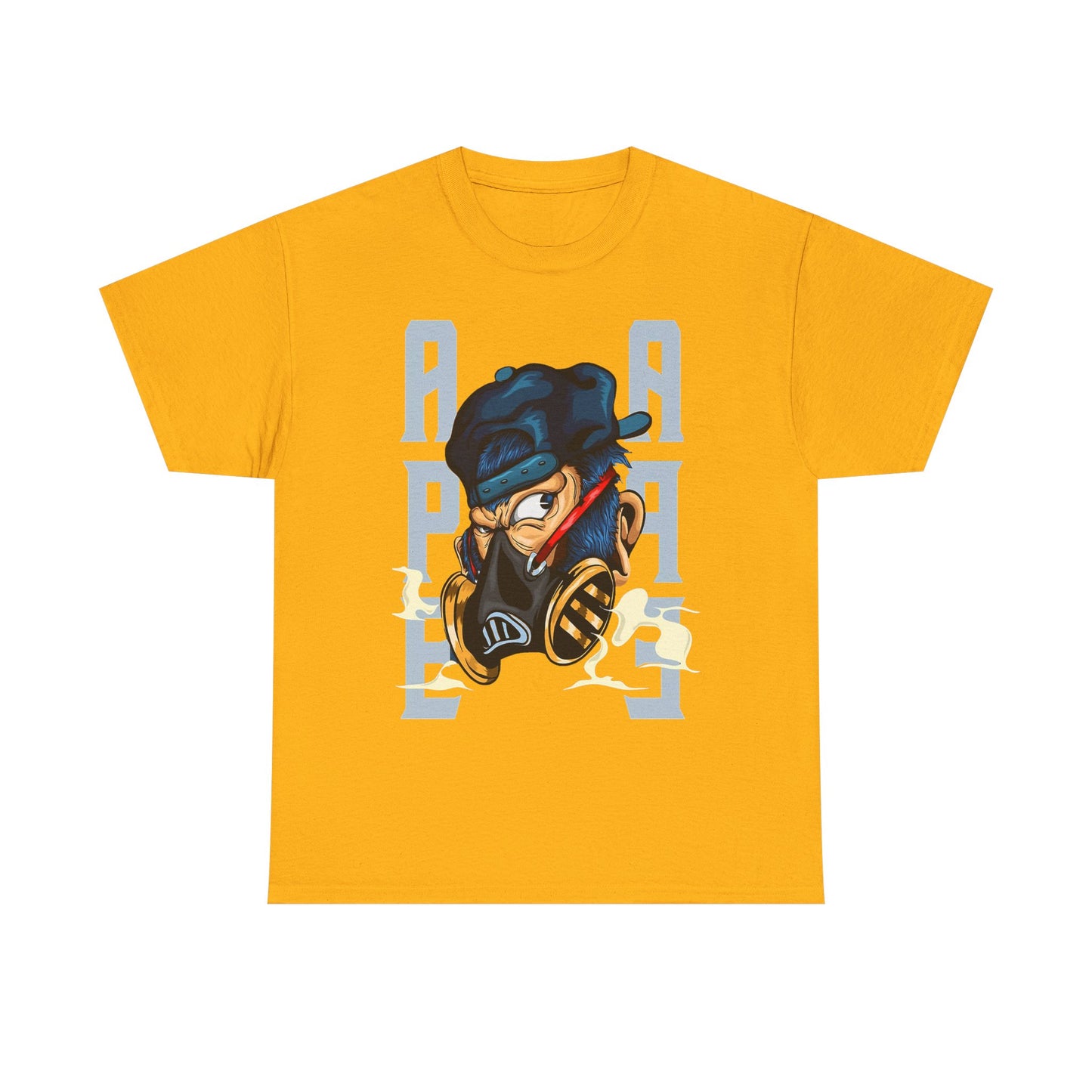 Bold Graphic Unisex Heavy Cotton Tee - Street Art Vibe