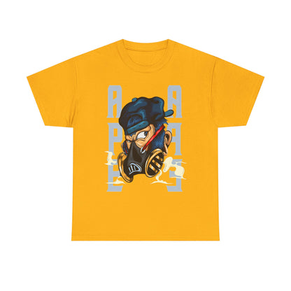 Bold Graphic Unisex Heavy Cotton Tee - Street Art Vibe