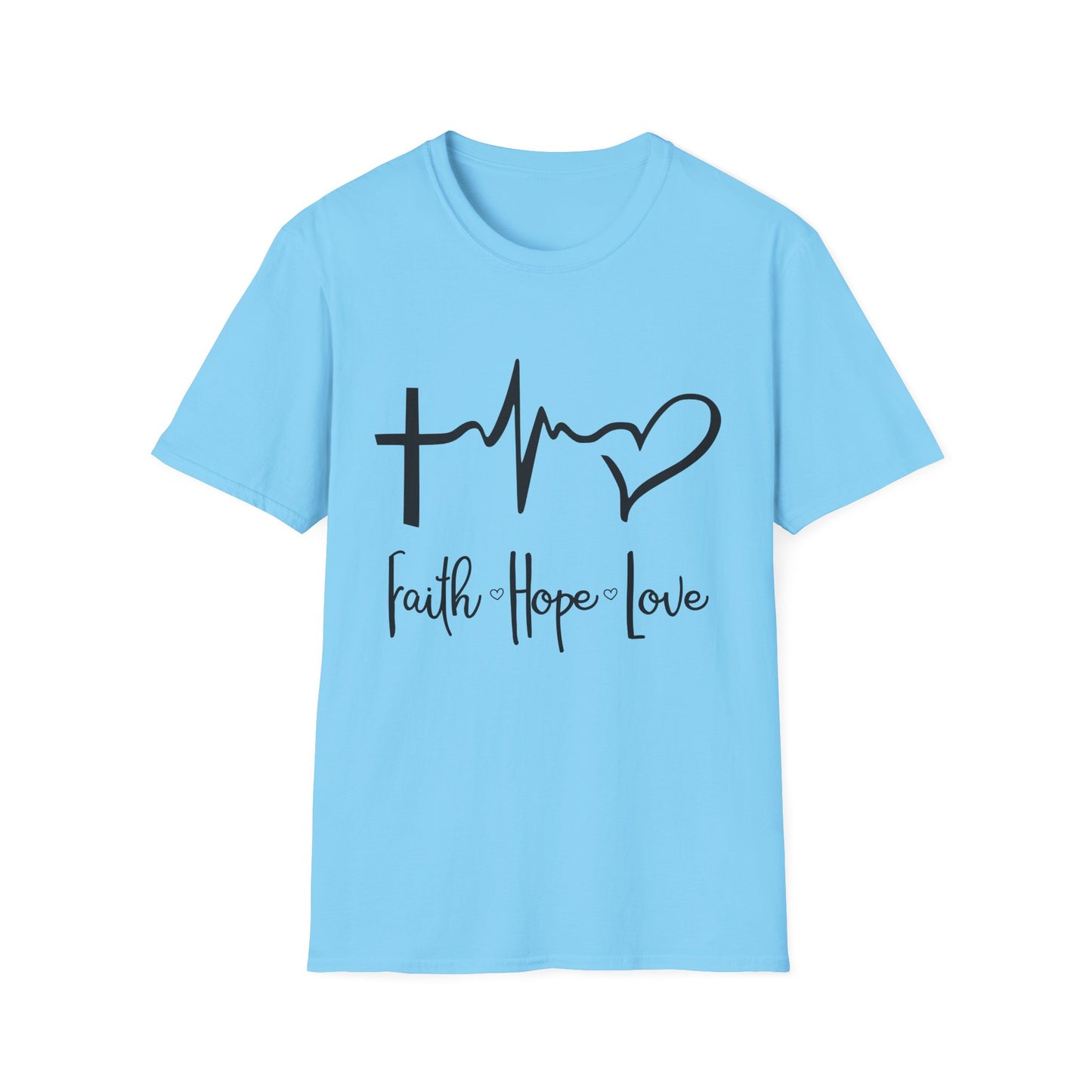 Faith Hope Love Unisex T-Shirt - Inspirational Graphic Tee for Everyday Wear