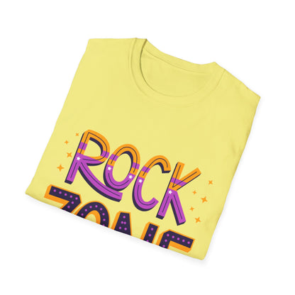 Rock Zone Unisex Softstyle T-Shirt, Music Lover Tee, Concert Outfit, Festival Wear, Birthday Gift, Casual Style