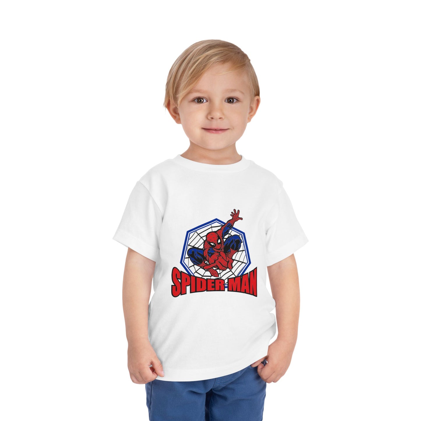 Spider-Man Toddler T-Shirt, Cute Kids Tee, Superhero Birthday Gift, Child's Playwear, Cartoon Apparel