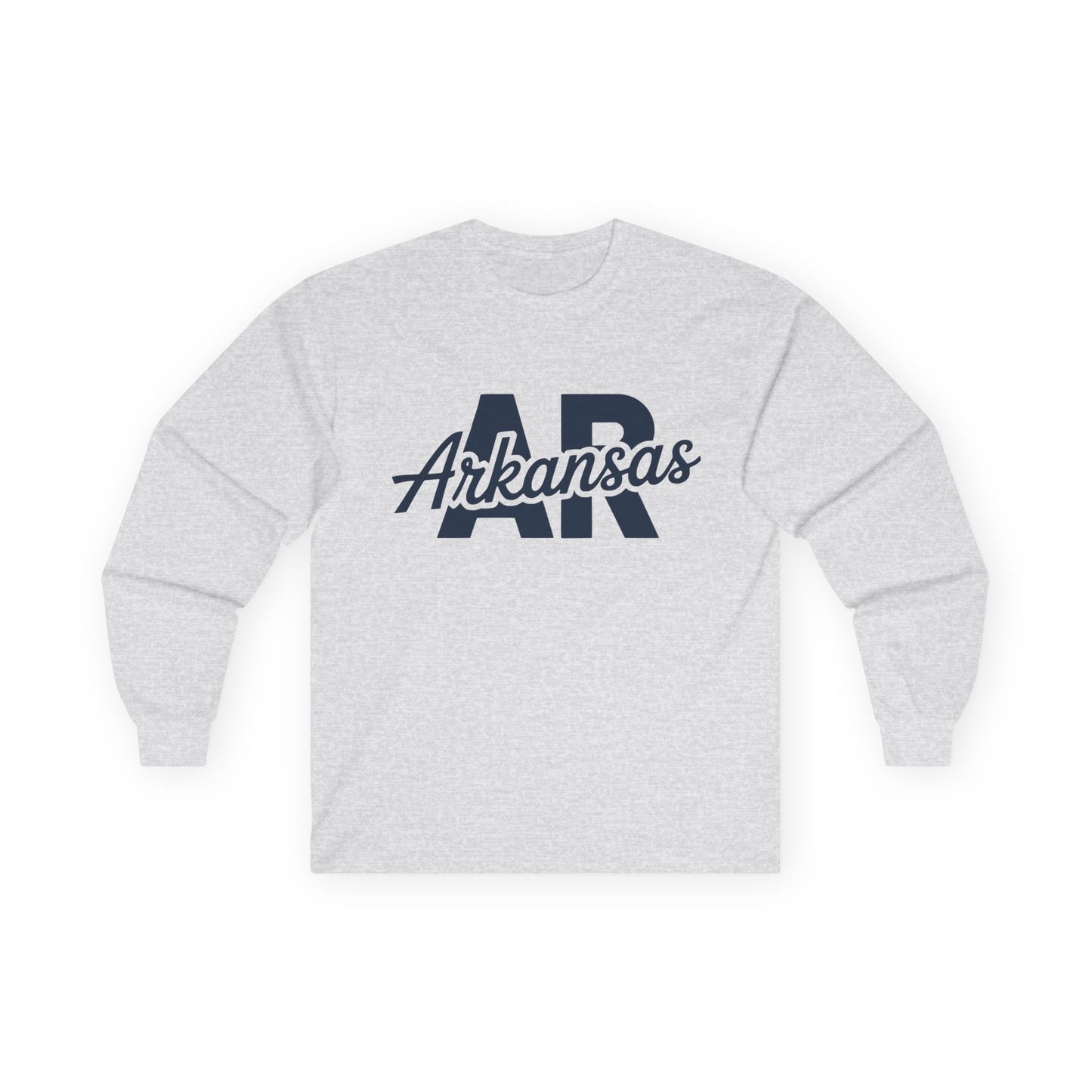 Arkansas AR Script Long Sleeve Tee