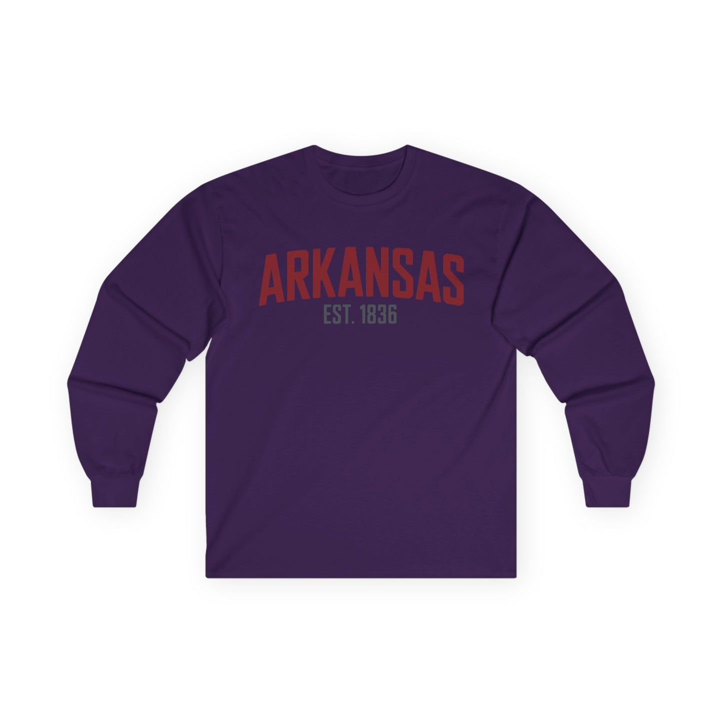 Arkansas Est. 1836 Long Sleeve Tee