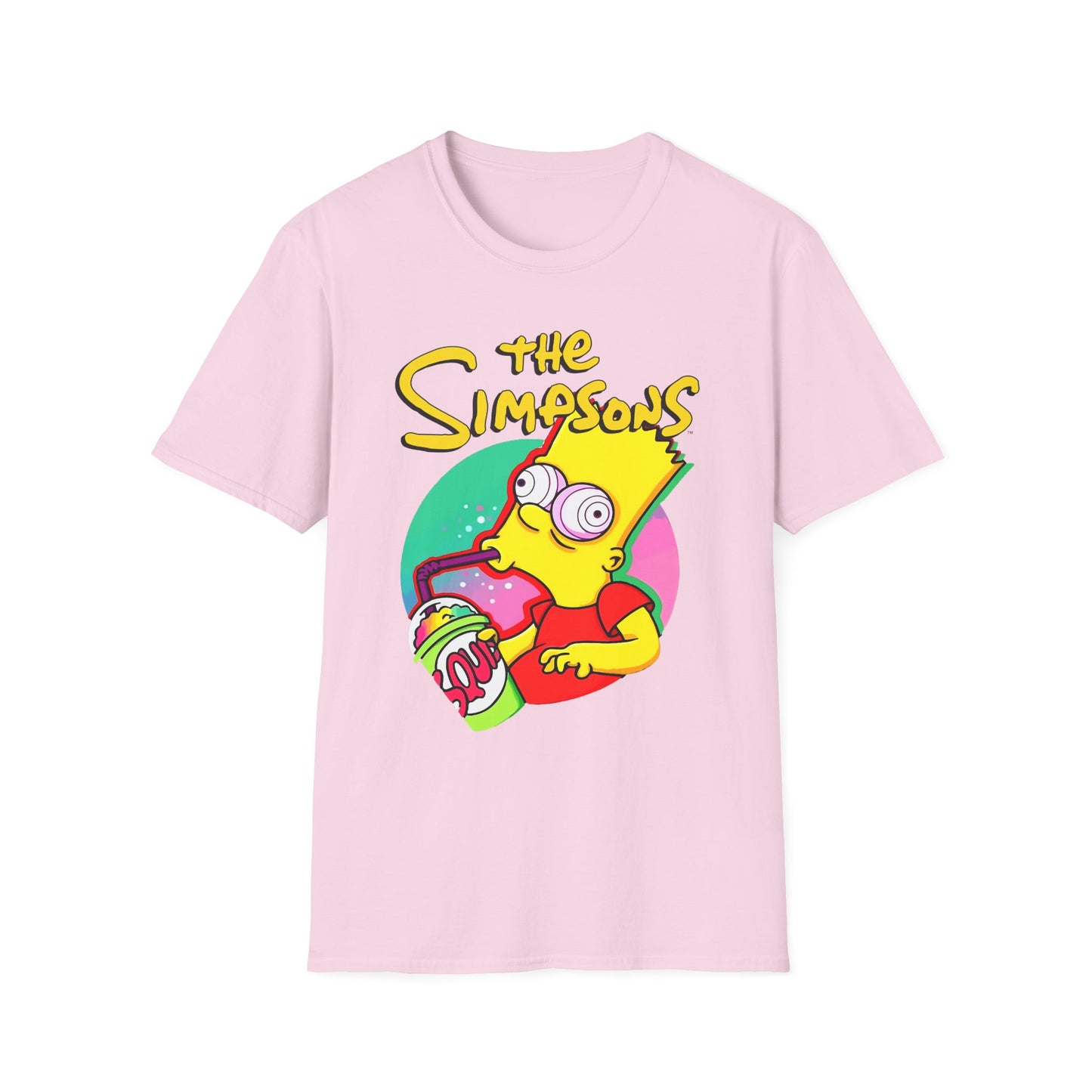 Funny Bart Simpson Unisex Softstyle T-Shirt - Retro Cartoon Tee