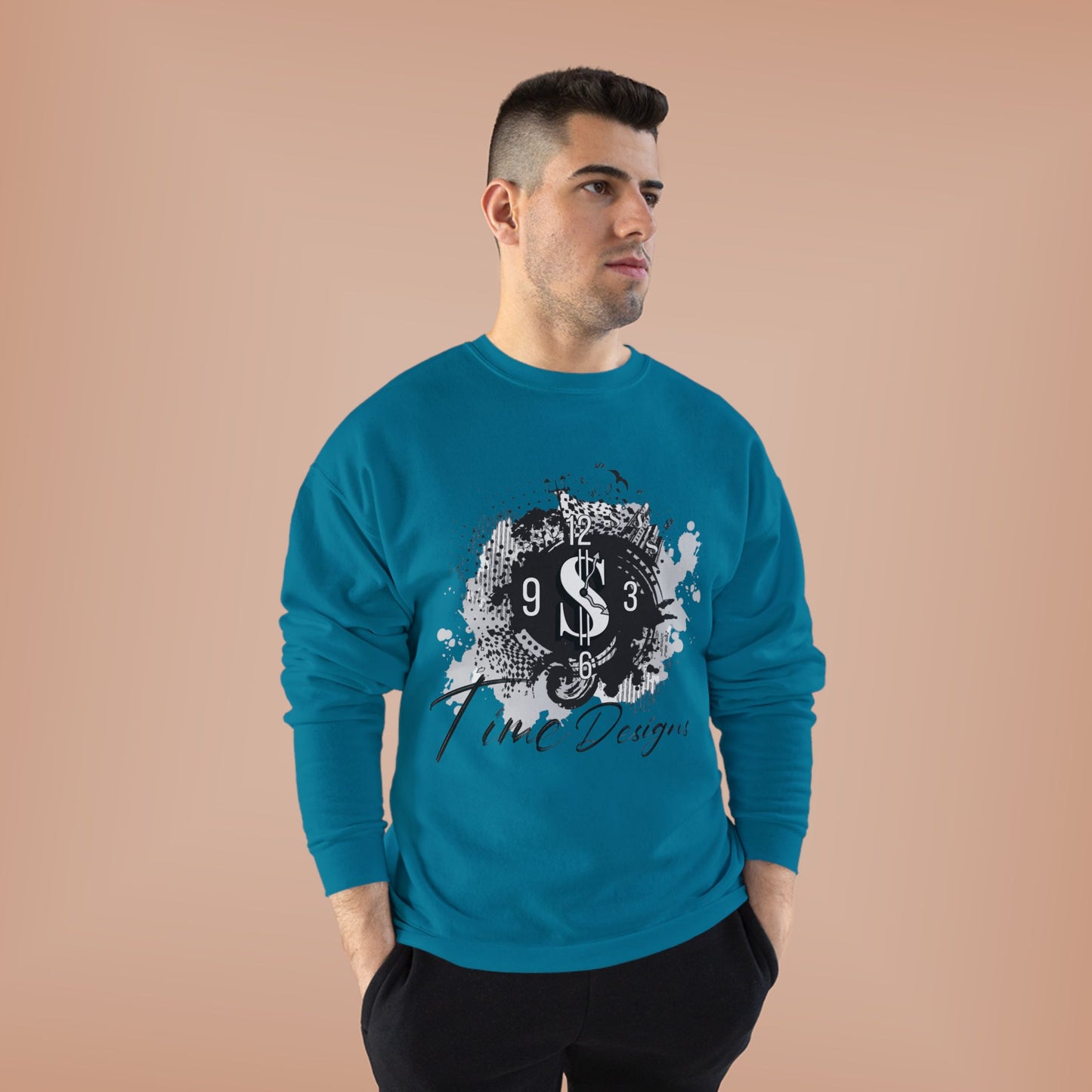 Unisex Eco-Friendly Graphic Crewneck Sweatshirt