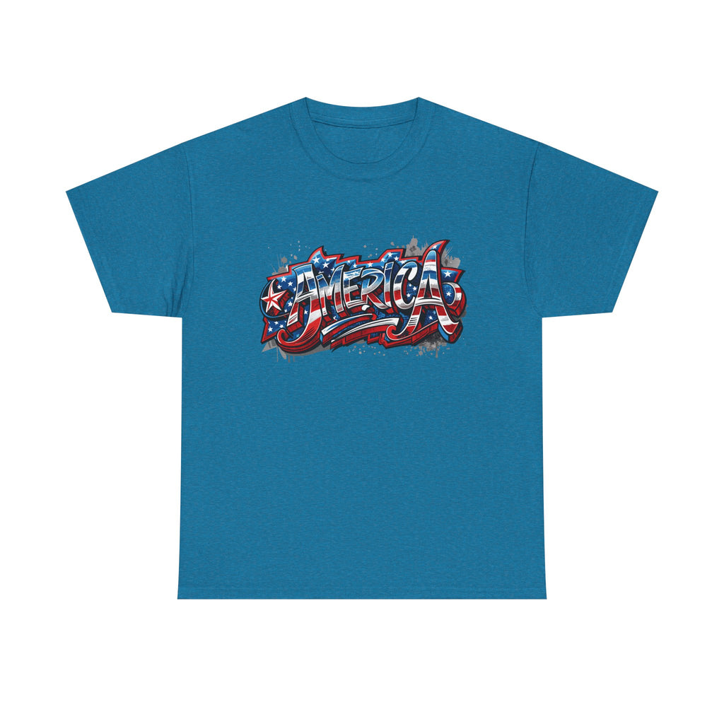 America Graphic Unisex Tee | Casual Wear, Independence Day Gift, Birthday Gift, Summer Outfit, Patriotic Shirt, Unisex Clothing