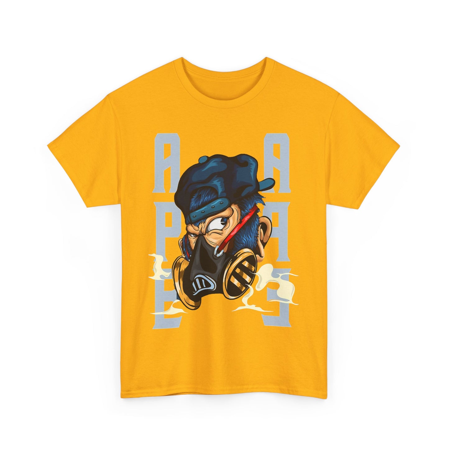 Bold Graphic Unisex Heavy Cotton Tee - Street Art Vibe