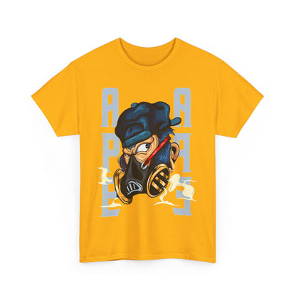 Bold Graphic Unisex Heavy Cotton Tee - Street Art Vibe