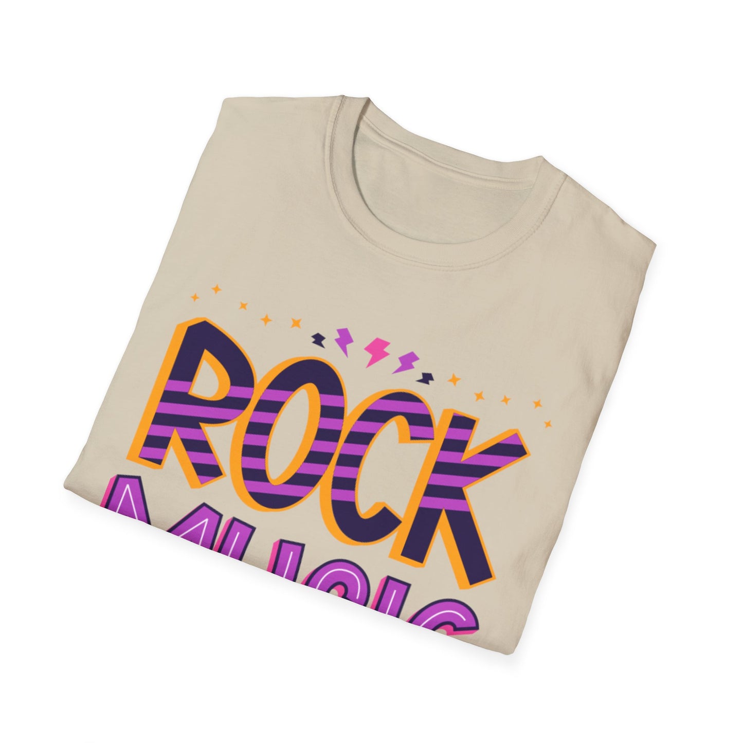 Rock Music Unisex Softstyle T-Shirt | Perfect for Concerts, Music Lovers, Gifts, Casual Wear, Festivals
