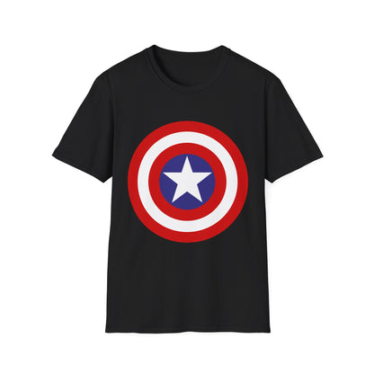 Captain-Inspired Unisex Softstyle T-Shirt, Superbowl Fan Tee, Superhero Gift, Comic Birthday Shirt, Casual Everyday Wear, Graphic Crew [...]