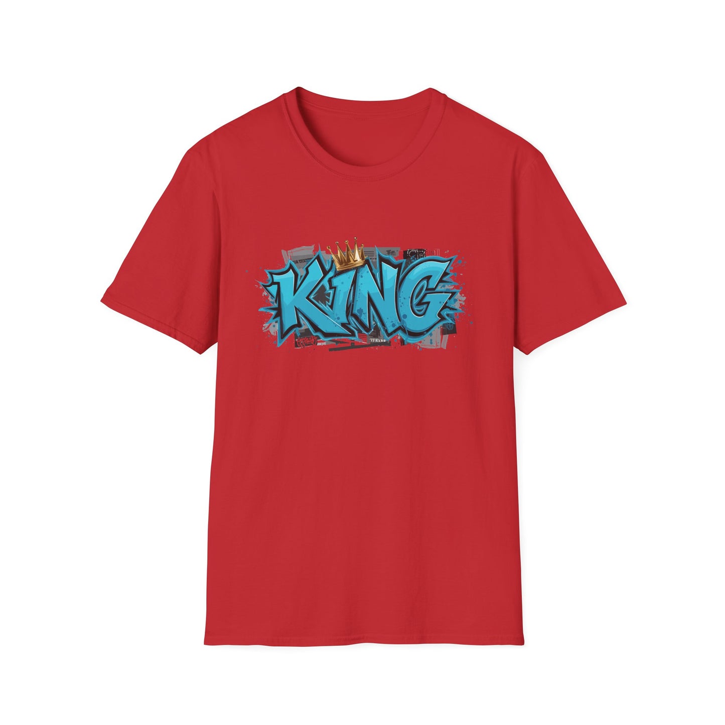 King Graffiti Unisex T-Shirt | Cool Urban Style Tee, Streetwear Fashion, Unique Gift for Him, Self-Expression, Birthday Present
