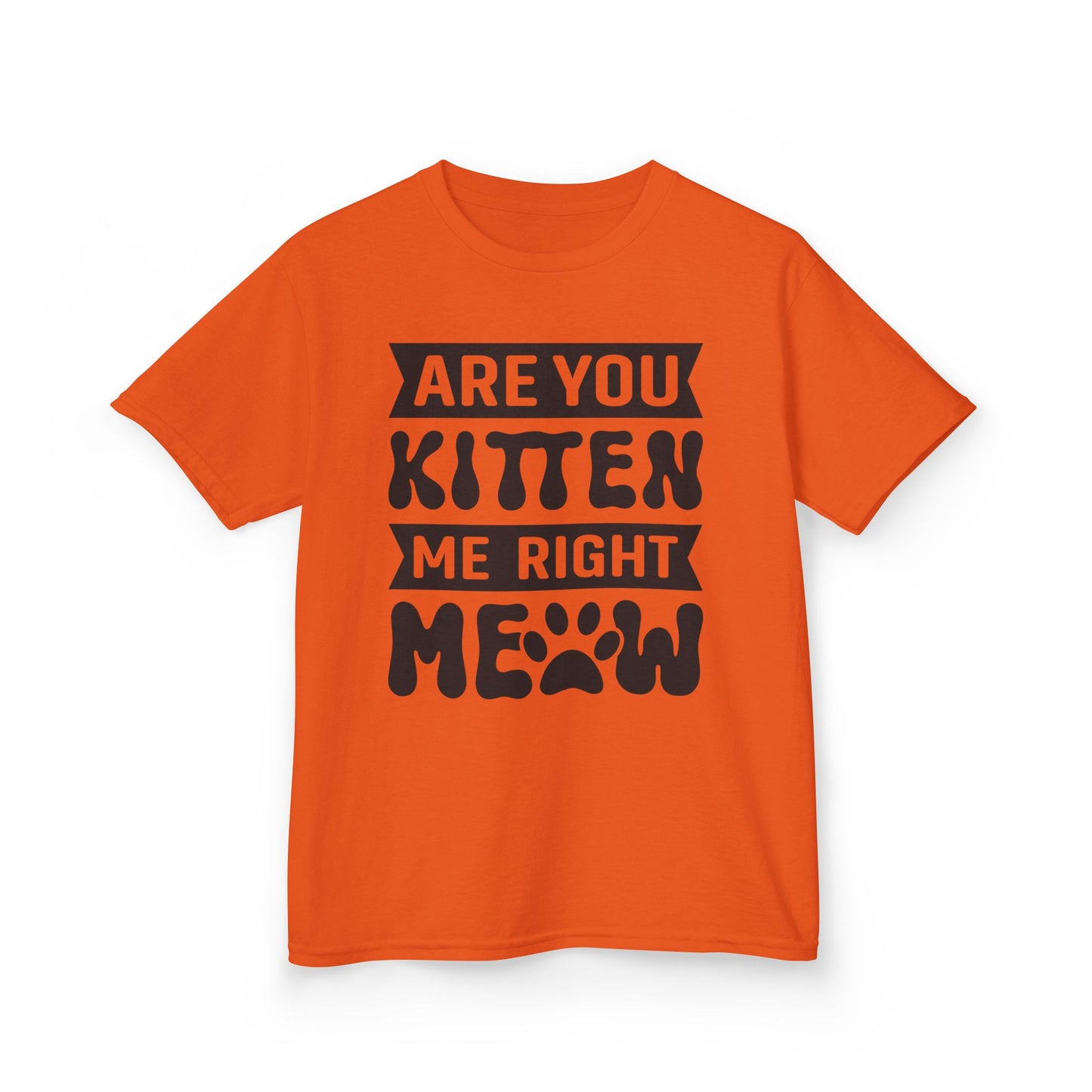Cute Kids Tee - "Are You Kitten Me Right Meow" T-Shirt for Cat Lovers, Birthday Gift, Funny Pet Shirt, Kids' Humor Clothing, Animal [...]