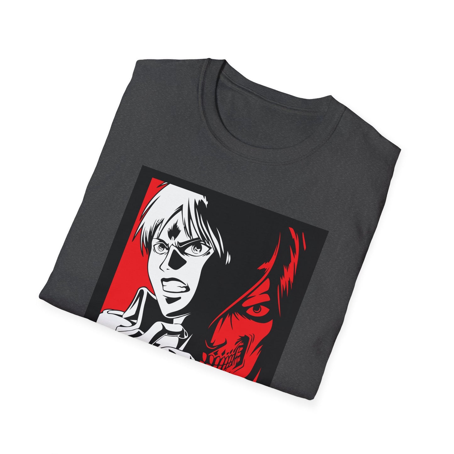 Anime-Inspired Unisex T-Shirt - Attack on Titan Graphic Tee, Casual Wear, Gift for Fans, Streetwear, Birthday Gift